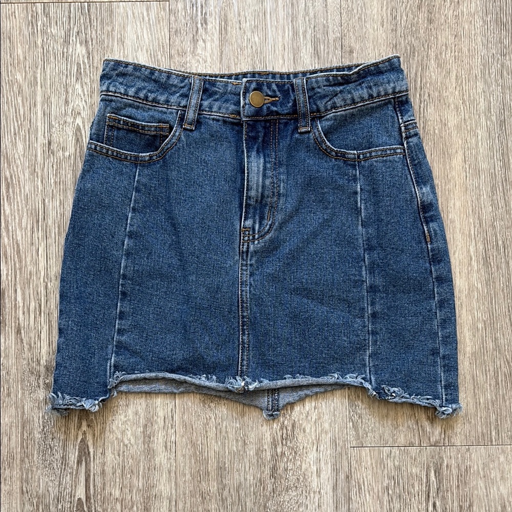 Denim Mini Skirt